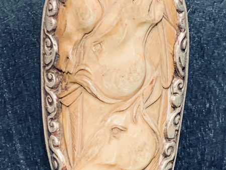 Hand Carved Trinity Stallion Pendant Online Hot Sale