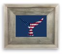 Small Framed American flag Tuna tail Cheap