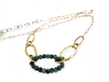 Emerald Chain Necklace 82660N Hot on Sale