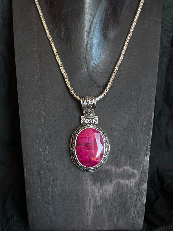 Love’s Grace Ruby Pendant For Discount