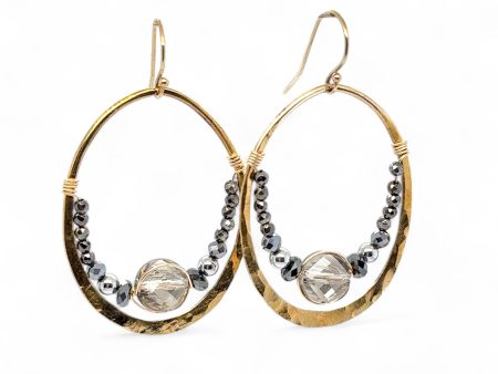 Evening Hoop Earrings E83166 For Cheap