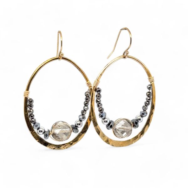 Evening Hoop Earrings E83166 For Cheap