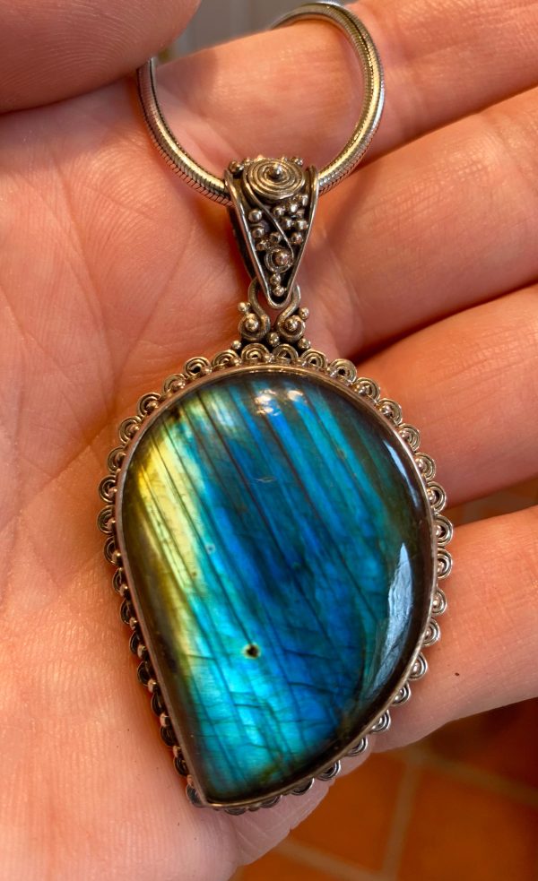 Labradorite Fire Pendant Online Hot Sale