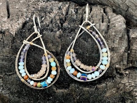 Sand and Sea Wave Earrings on Sale