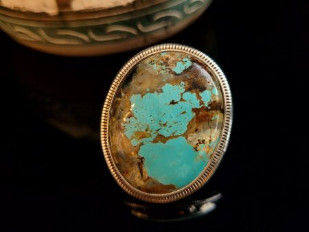 Turquoise and Sterling Silver Navajo Ring Discount