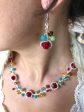 Branch Necklace- Red, Turquoise, Green & Yellow Online Hot Sale