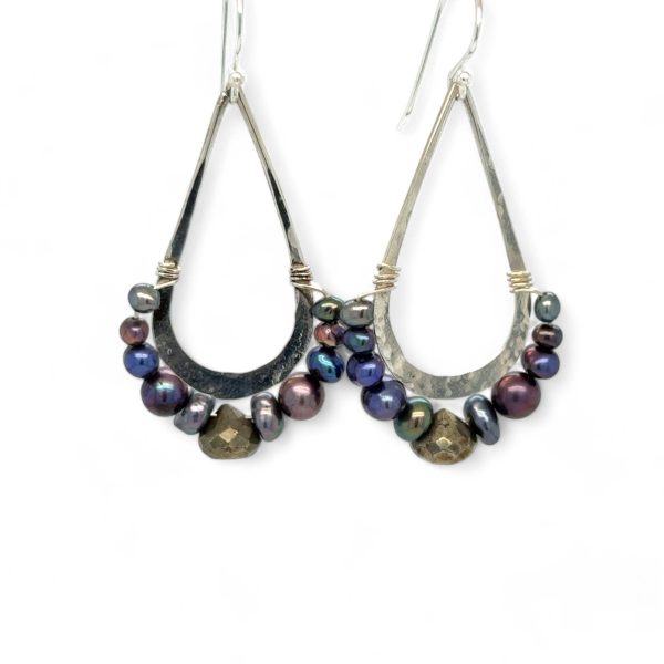 Peacock Pearl Earrings E83571 on Sale