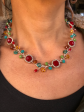 Branch Necklace- Red, Turquoise, Green & Yellow Online Hot Sale