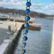 Cobalt Sea Glass & Sterling Silver Bracelet - Smaller Pieces Online