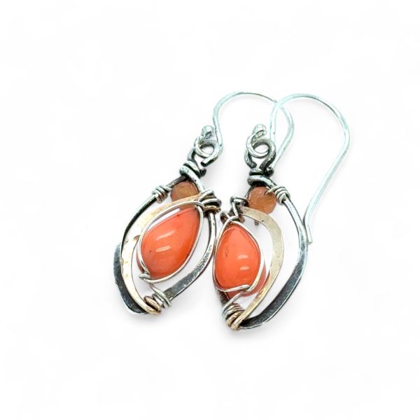 Coral Marquise Earrings E83113 Supply