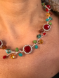 Branch Necklace- Red, Turquoise, Green & Yellow Online Hot Sale