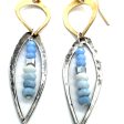 Blue Lace Agate Earrings E82504 For Cheap