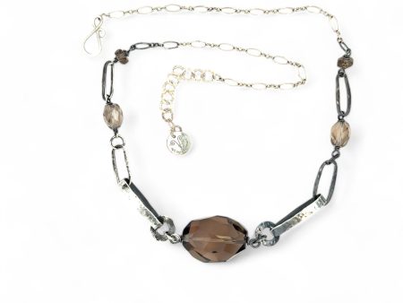 Smokey Quartz Chain Necklace 82508N Sale