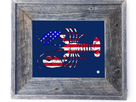 16 x 13 Framed USA Lobster Discount