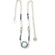 Blue Tourmaline Link Necklace 82699N Cheap