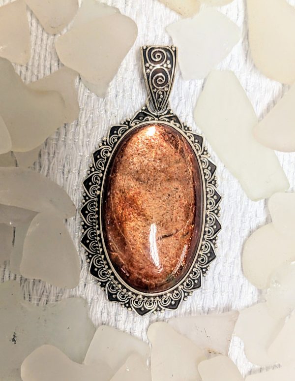 Cleansing and Joyful Sunstone Pendant Online Sale