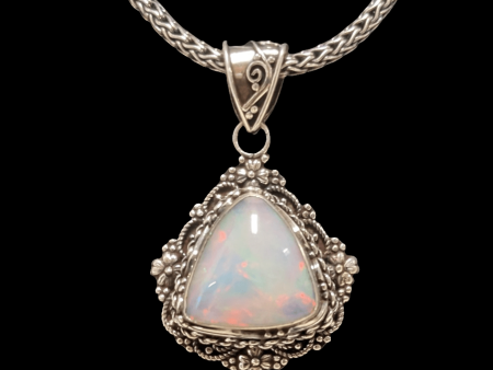 Fiery and Opulent Opal Pendant Sale