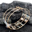 Aquamarine Plaid Cuff Bracelet Hot on Sale