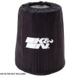 K&N Air Filter Wrap Drycharger - Black Fashion