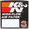 K&N Universal Clamp-On Air Filter - 2 1 4in 10 DEG FLG 3 1 2in OD 6in H For Cheap