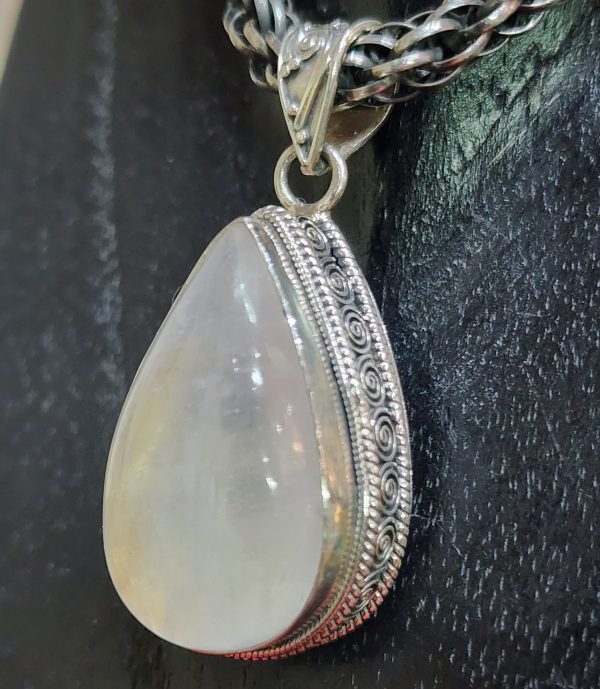 Luminous Teardrop Moonstone Pendant Cheap