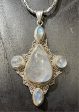 Rainbow Moonstone Teardrop Pendant For Cheap