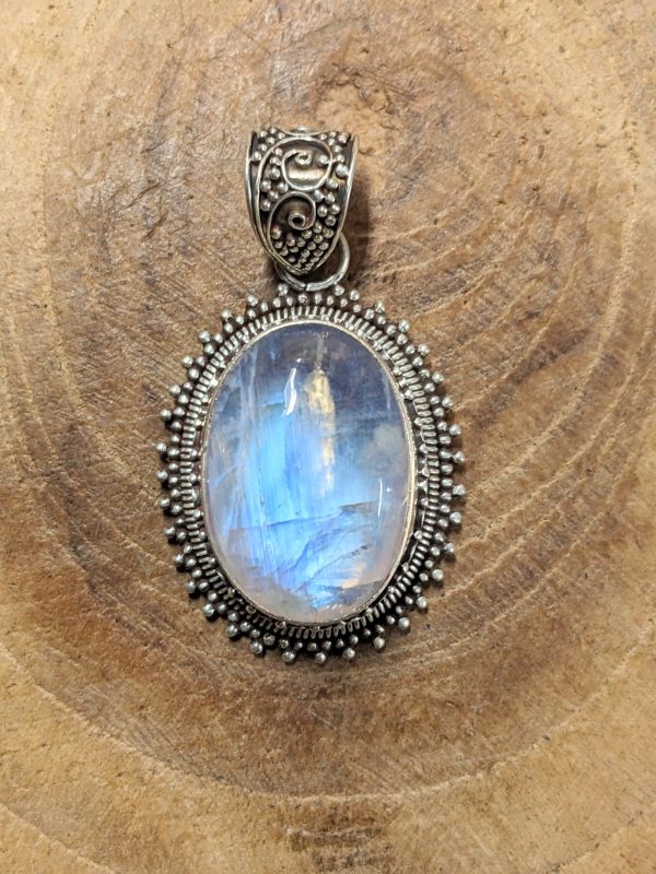 Iridescent Moonstone Pendant For Cheap