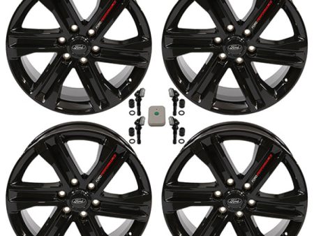 Ford Racing 2024 F-150 20x8.5in Gloss Black Wheel Kit Online Sale