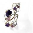 Amethyst Wave Bracelet B402 Hot on Sale