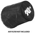 K&N Black Drycharger Rectangle Straight Air Filter Wrap - Black For Cheap