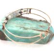 Moon Stone Stacking Cuff Bracelet B385 on Sale