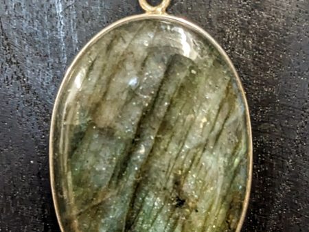 Sleek Statement Labradorite Pendant Discount