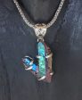 Brilliant Titanium Aura Quartz  Pendant Hot on Sale