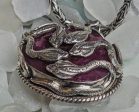 Mystical Snake Ruby Pendant on Sale