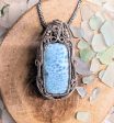 Stunning Statement Larimar Pendant Online Hot Sale