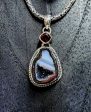 Alluring Druzy Garnet Pendant For Sale