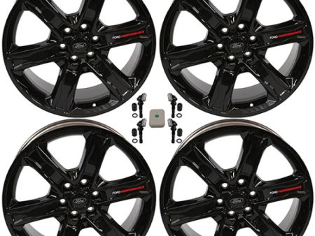 Ford Racing 2024 F-150 22x9.5in Gloss Black Wheel Kit Cheap