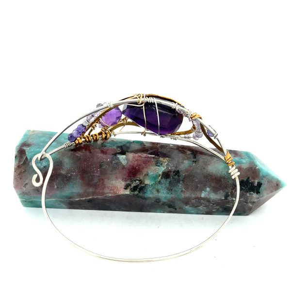 Amethyst Sharing Space Bracelet B393 For Discount