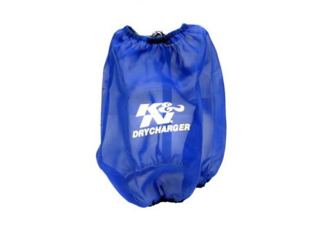 K&N Blue Drycharger Round Tapered Air Filter Wrap 5.875in Top ID   7.5in Base ID   8.5in Height Online now