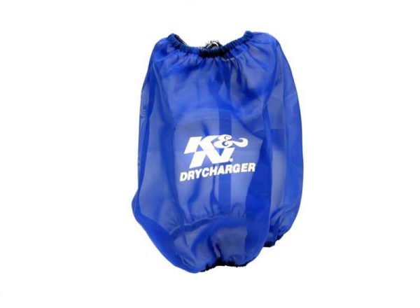 K&N Blue Drycharger Round Tapered Air Filter Wrap 5.875in Top ID   7.5in Base ID   8.5in Height Online now