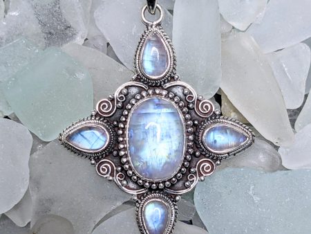 Luminescent Star of Moonlight Moonstone Pendant Fashion