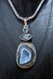 Beautifully Crafted Druzy and Blue Topaz Pendant Online