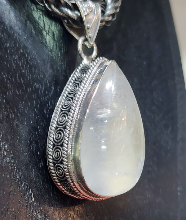 Luminous Teardrop Moonstone Pendant Cheap