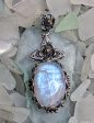 Artistic and Beautifully Crafted Moonstone and Gold Pendant Fashion