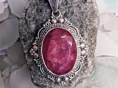 Elegant Ruby Strength Pendant on Sale