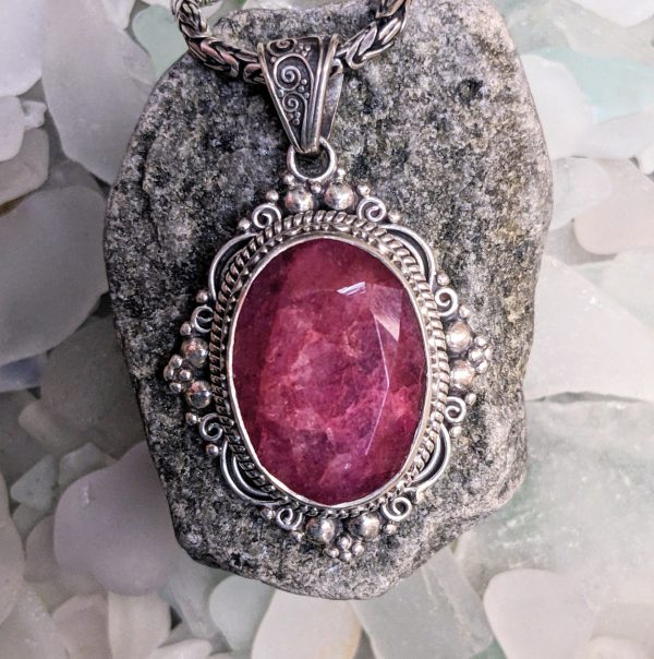 Elegant Ruby Strength Pendant on Sale