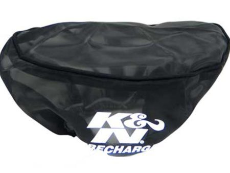 K&N Precharger Air Filter Wrap Round Straight Black 7in ID x 3in H Online Hot Sale