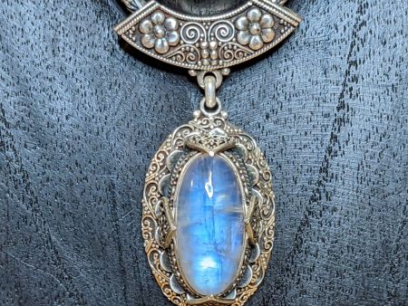 Exquisite Moonstone with Exceptional Sterling Detail Online