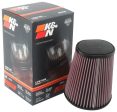 K&N Universal Clamp-On Air Filter 3-1 2in 10 Degree Flange 5-3 4in B 4-1 2in x 3-1 4in T 7in H Cheap