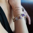 Amethyst Wave Bracelet B402 Hot on Sale